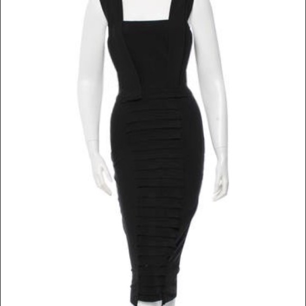 Designer Black Kimberly Ovitz sleeveless dress